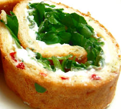 3 Cheese & Watercress Roulade